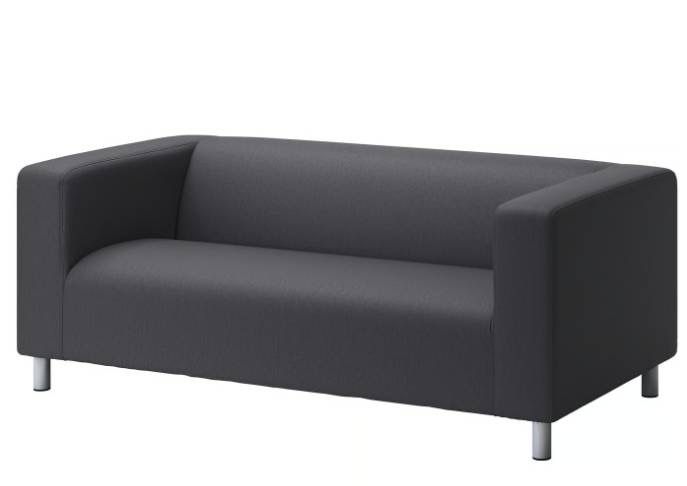 Sofá Klippan cinza ikea