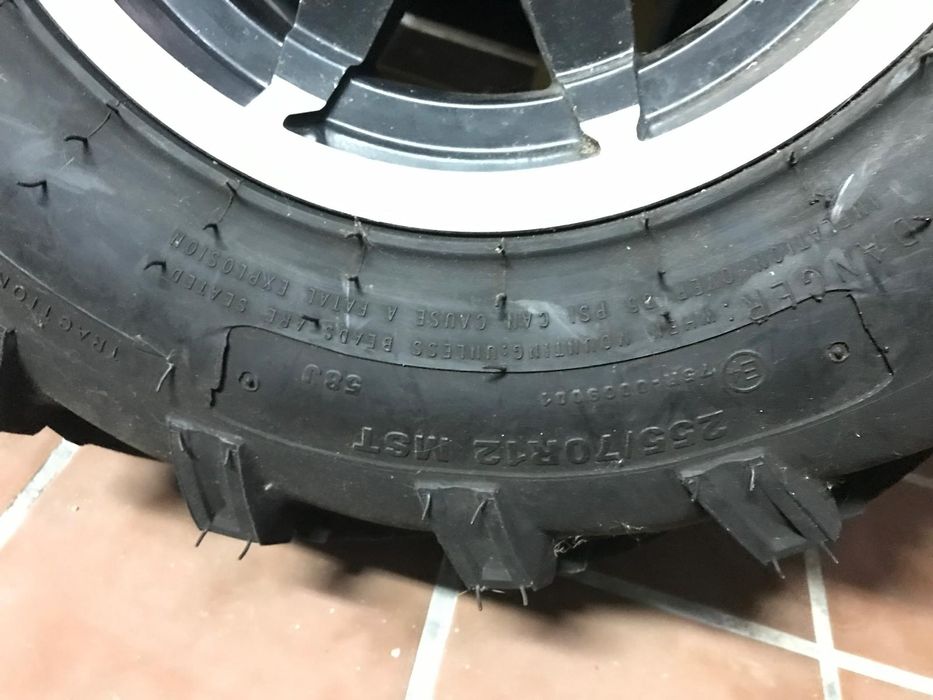 Pneus carlisle ATV utv e jantes polaris
