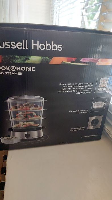 НОВА пароварка Russell Hobbs 800вт СУПЕРЦІНА