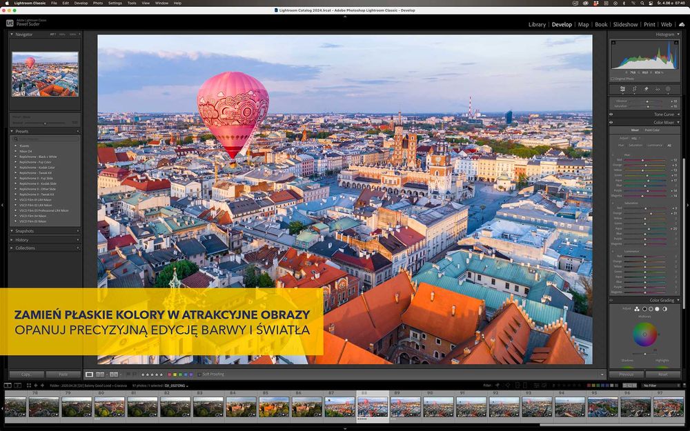 Szkolenie warsztaty indywidualne 1:1 Adobe Lightroom, Photoshop Kraków