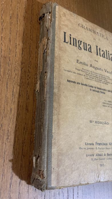 Gramática da lingua italiana