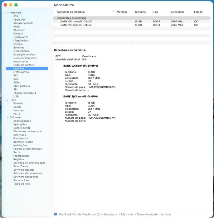 MacBook Pro 16” 2019 i9 2.4GHz / 32GB RAM / 1TB SSD / Radeon 5500M 8GB