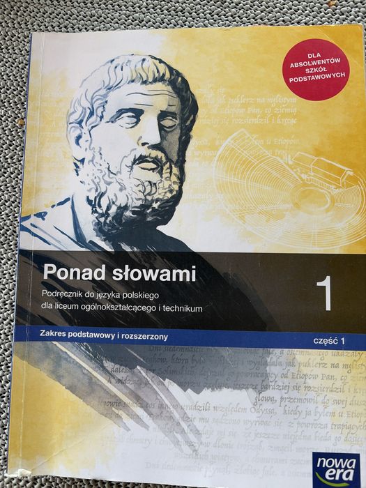 Ponad słowami 1 zakres podstawowy i rozszerzony część 1