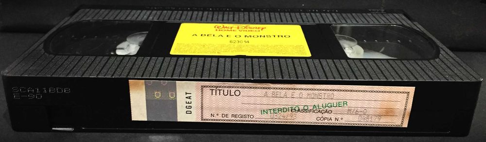 Walt Disney - A Bela e o Monstro - VHS - Original - 1993