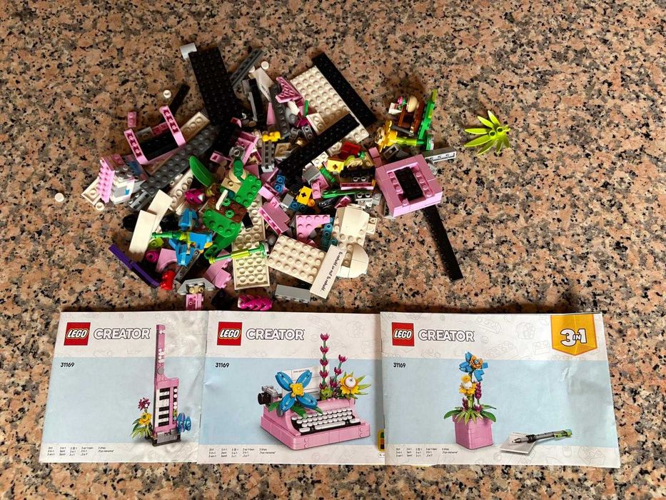 LEGO Creator 3em1 — 31148 Patim + 31169 Máquina de Escrever