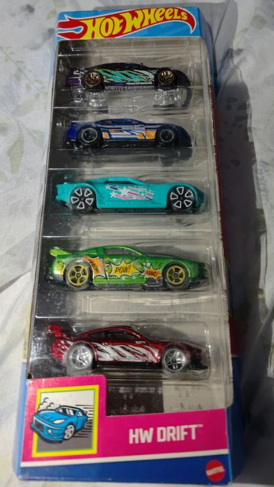 Pack de 5 hot wheels