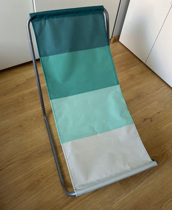 Leżak plażowy ogrodowy składany z torbą – lekki i wygodny