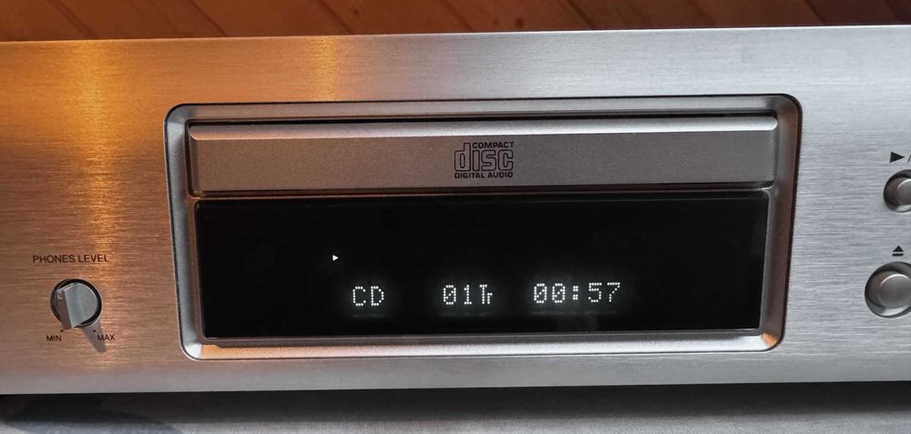 Denon DCD-510AE – odtwarzacz CD | srebrny | sprawny | bez pilota