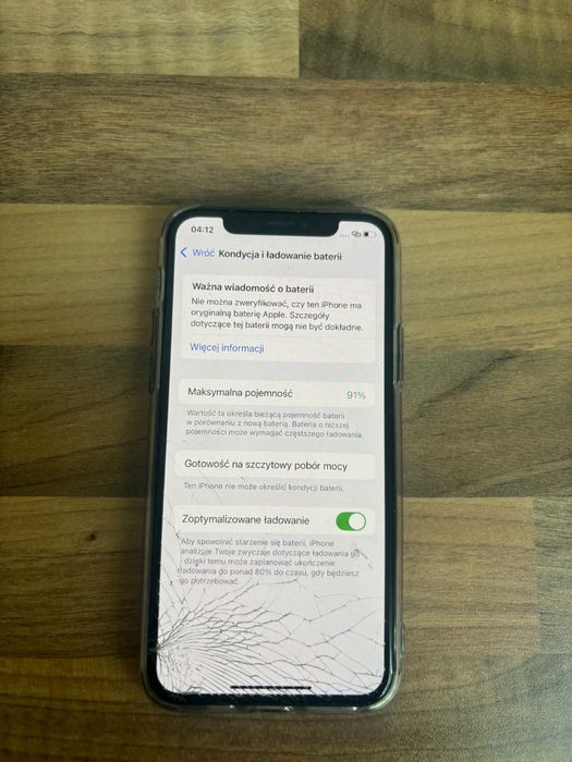 iPhone11 pro szczaskany