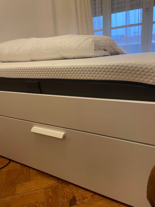 Cama c/ arrumação BRIMNES IKEA