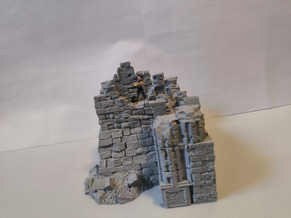 Zrujnowany mur 7(Lost City) RPG Diorama Makieta D&D