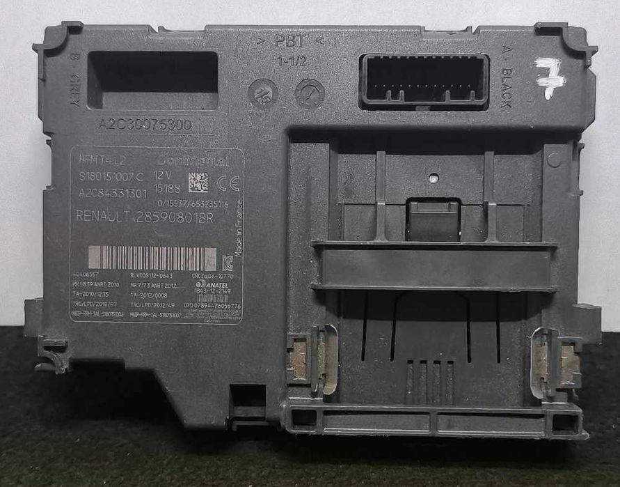 Leitor de Chave de Ignição 285908018R - RENAULT CAPTUR I