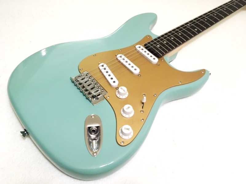 JMS ST Aqua Flame Guitar, New with Warranty