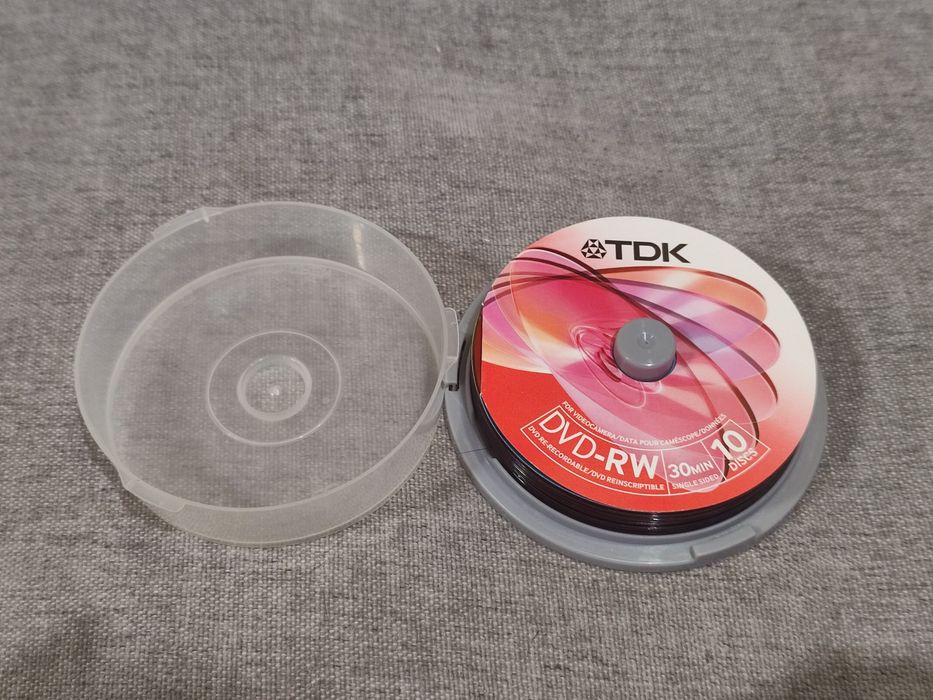 Mini TDK DVD-RW Диски 8см (80мм)/ 1,4 ГБ /1-2x