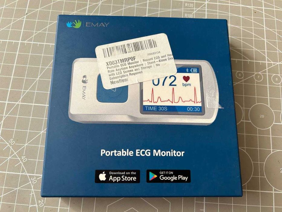 Портативный ЭКГ-монитор EMAY EMG-20 электрокардиограмма