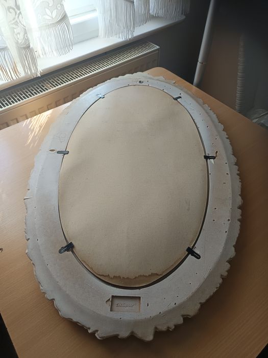 Lustro ceramiczne owalne