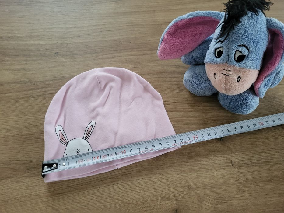 Czapka i chustka niemowlęce 6-9 m-cy 68/74