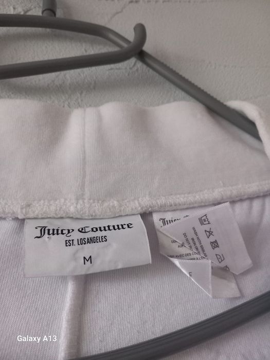 Juicy couture welurowe spodnie damskie M