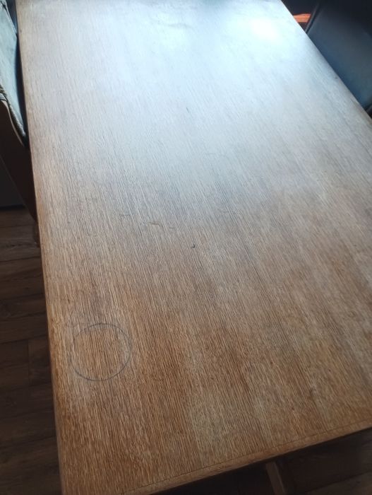 Stół dębowy z 6 krzesłami