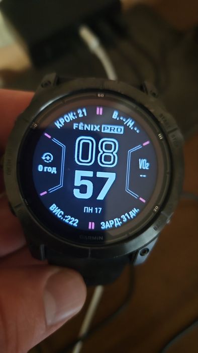 Смарт-годинник Garmin Fenix 7 Pro Sapphire Solar