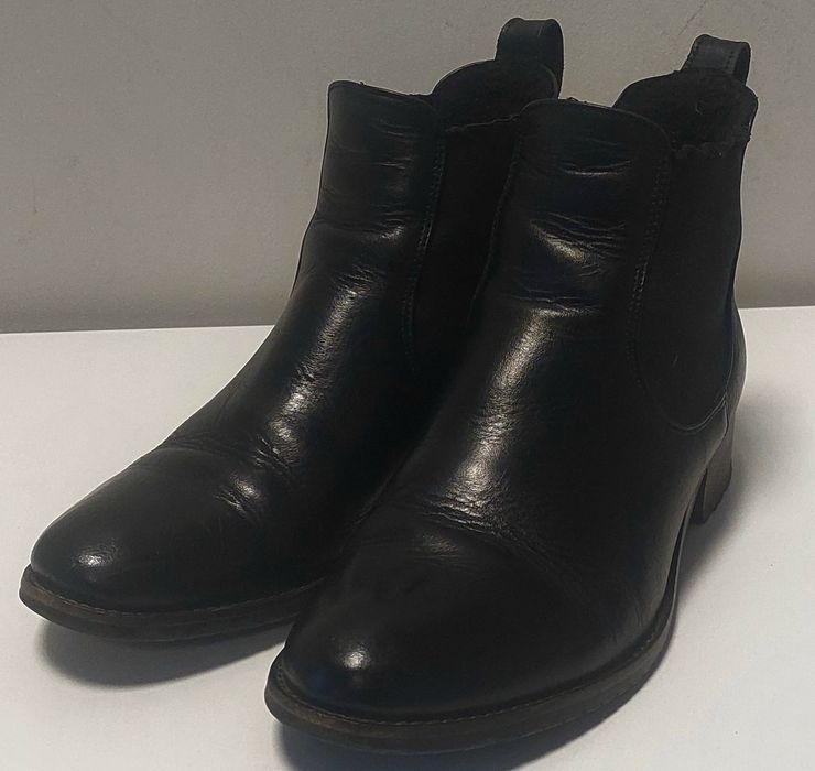 Błażej extra Sztyblety Botki  skóra naturalna roz 37 _ 24 cm