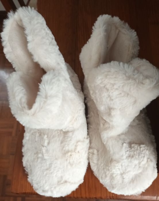 Pantufas brancas