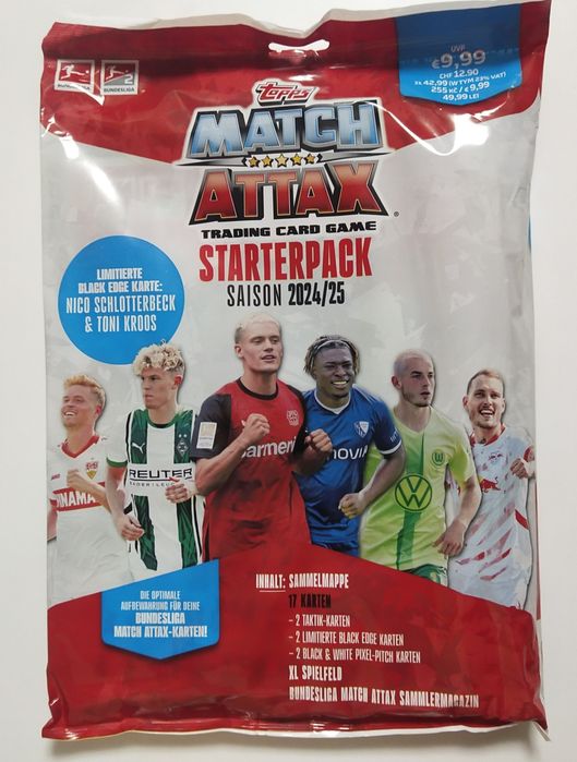 Match Attax, матч атакс стартовий пакет 24/25 р.