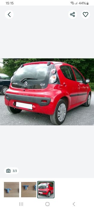 Logótipo emblema citroen C1