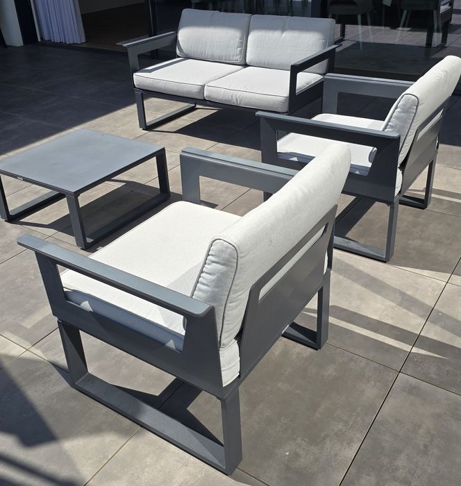 Conjunto Jardim 4 lugares aluminio