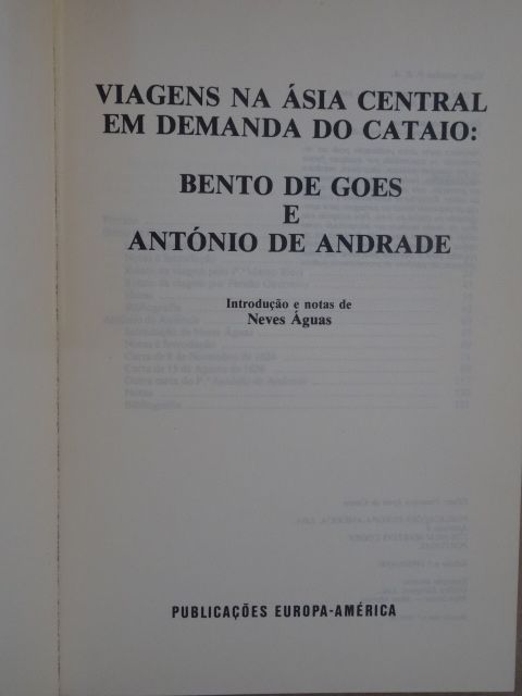 Roteiro da Primeira Viagem de Vasco da Gama de J. Neves Águas - Vários