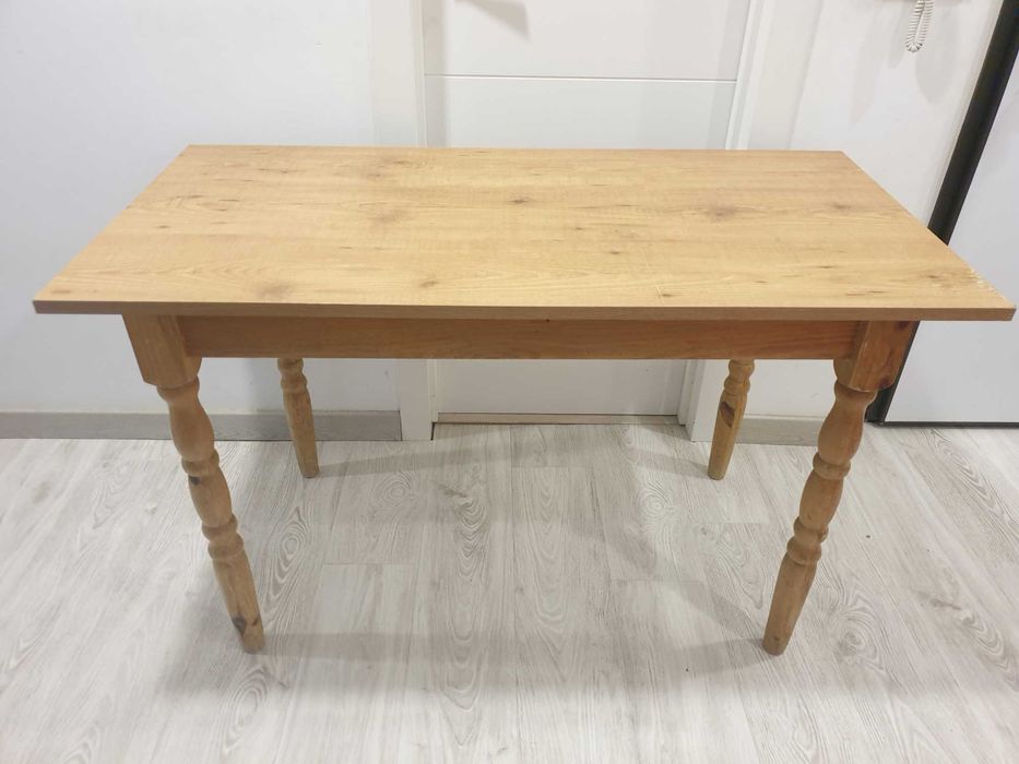 Mesa Jantar Pinho Maciço Vintage 120X60