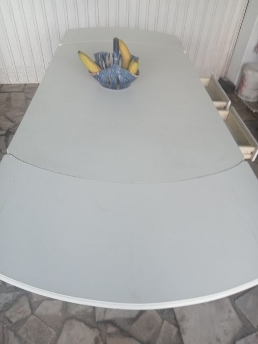 White Wooden Table (Foldable)423702821141237761