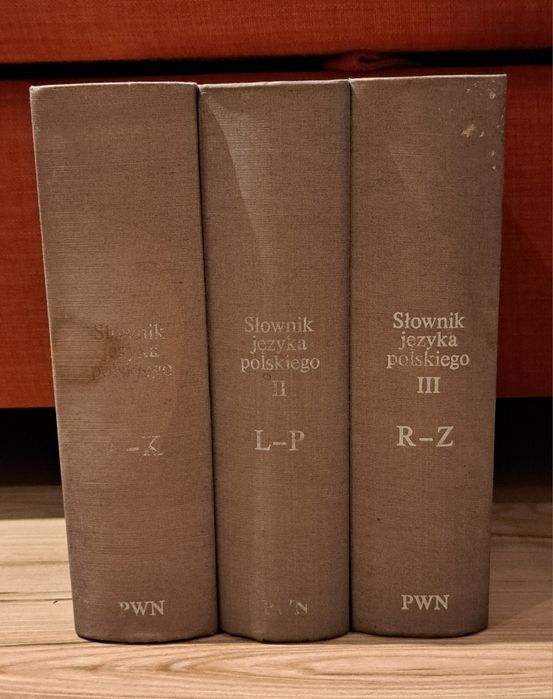 Słownik języka polskiego III tomy