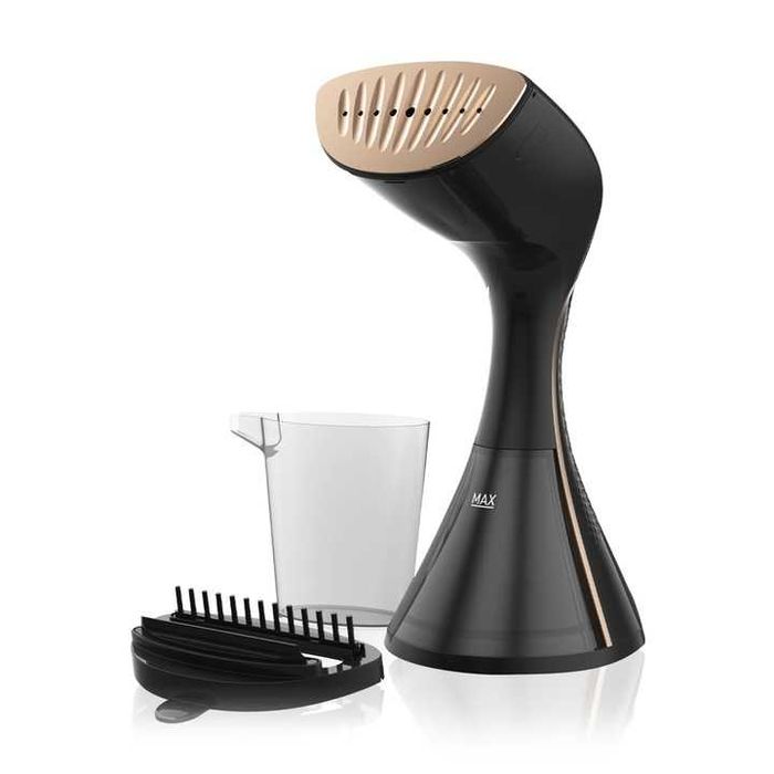 Parownica do ubrań steamer vertenz czarna 1650w nakładka żelazko parow