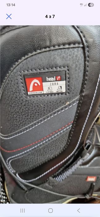 Черевики для сноубордингу Head з системою Boa, 40 р, 260мм