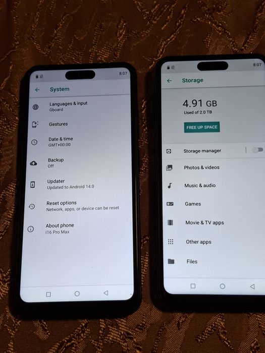 Продам 2 смартфони i16Pro Max