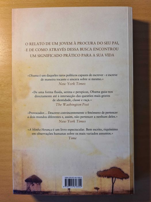 Livro "A Minha Herança" de Barack Obama