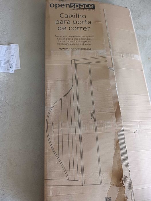 Caixilho para porta de correr 200x90