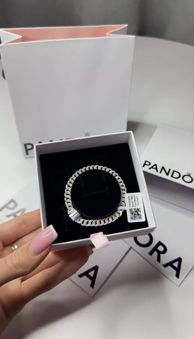 Браслет Pandora Срібло « Сяюче паве » 925 проба !