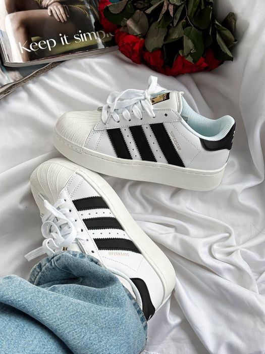 HIGH QUALITY! Adidas Superstar Platform 36 37 38 39 40 41 суперстар