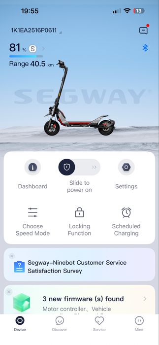 Trotinet segwey ZT3 Pro como nova
