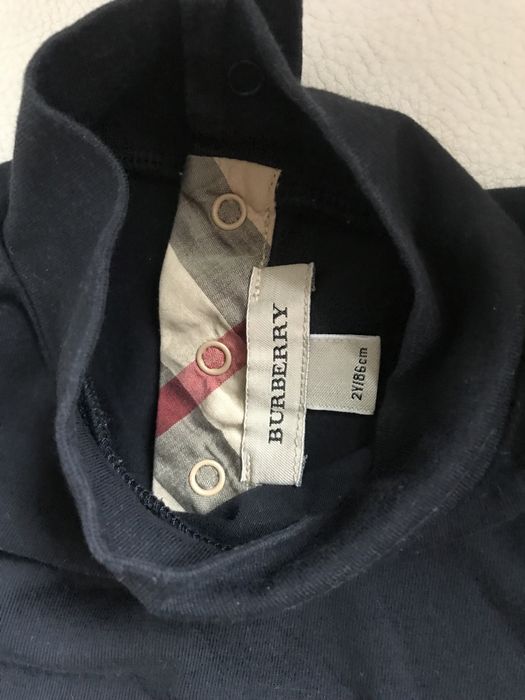Bluzka , półgolf  niemowlęcy Burberry r. 86