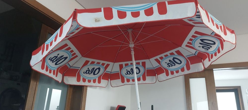 Olá gelados guarda sol