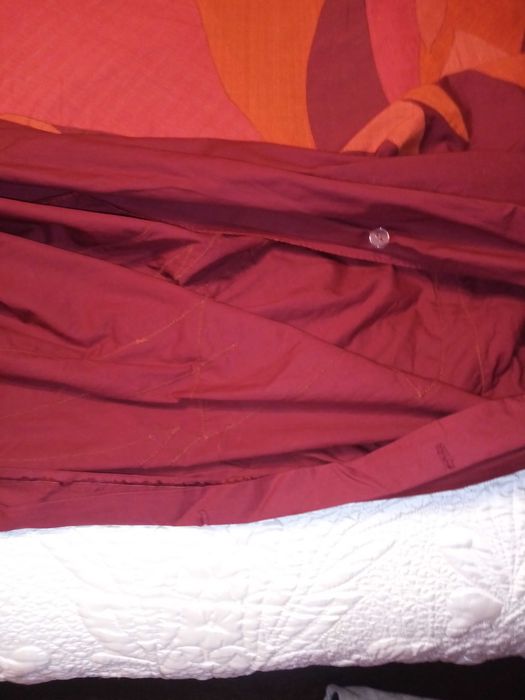 Capa  edredon  Zara Home   tons tijolo tamanho 2,20 x2,20  + 2 fronhas