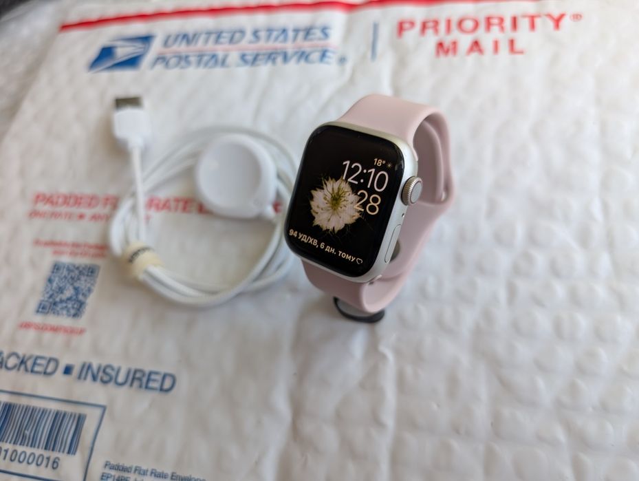 Все працює Apple Watch 7 41 Starlight 32Gb без блокувань акб 100%