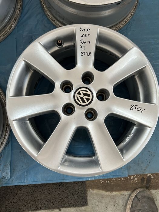 518 Felgi Aluminiowe Volkswagen R 16 5x112