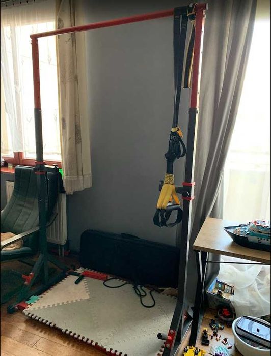 Poręcz wielofunkcyjna do ćwiczeń, drążek.