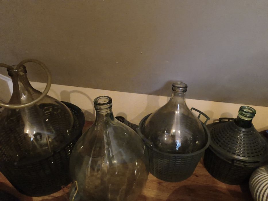 Balony na wino, fermentacyjne, gąsiory