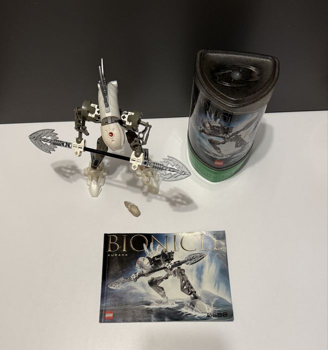LEGO Bionicle 8588 - Kurahk, komplet z instrukcją i pudełkiem