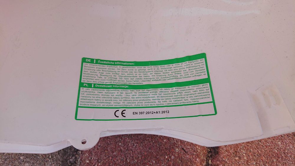 Kask ochronny (hełm) ROBOD IMPAKT biały